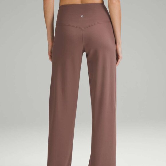 Lululemon Align High-Rise Wide-Leg Pant Size 14 Dark Oxide Brown Tan $128 - Picture 3 of 5